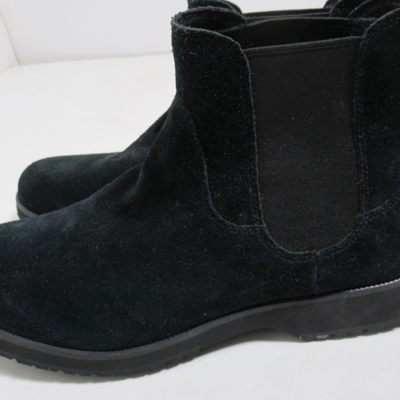 Ugg Men\'s Briscoe Chelsea Boots Suede Leather Black S/N 1016451 Size 11 USA main image 7